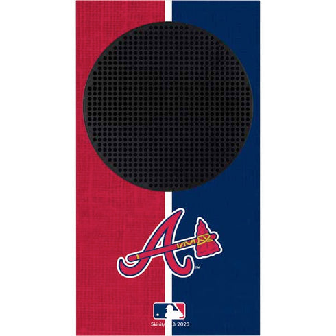 MLB Atlanta Braves Split Xbox Series S Console Skin